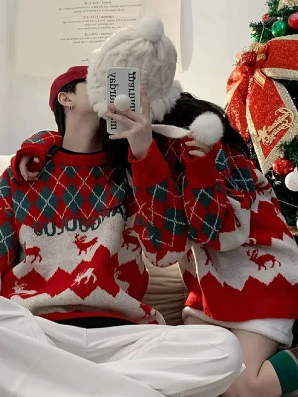 セーター ペアルック メンズ レディース 男女兼用 Merry Christmas お祝い プレゼント クリスマス セーター ニット ゆったり 赤 ベージュ 秋冬 カップル 恋人 親 楽天市場】セーター ペアルック メンズ レディース 男女兼用