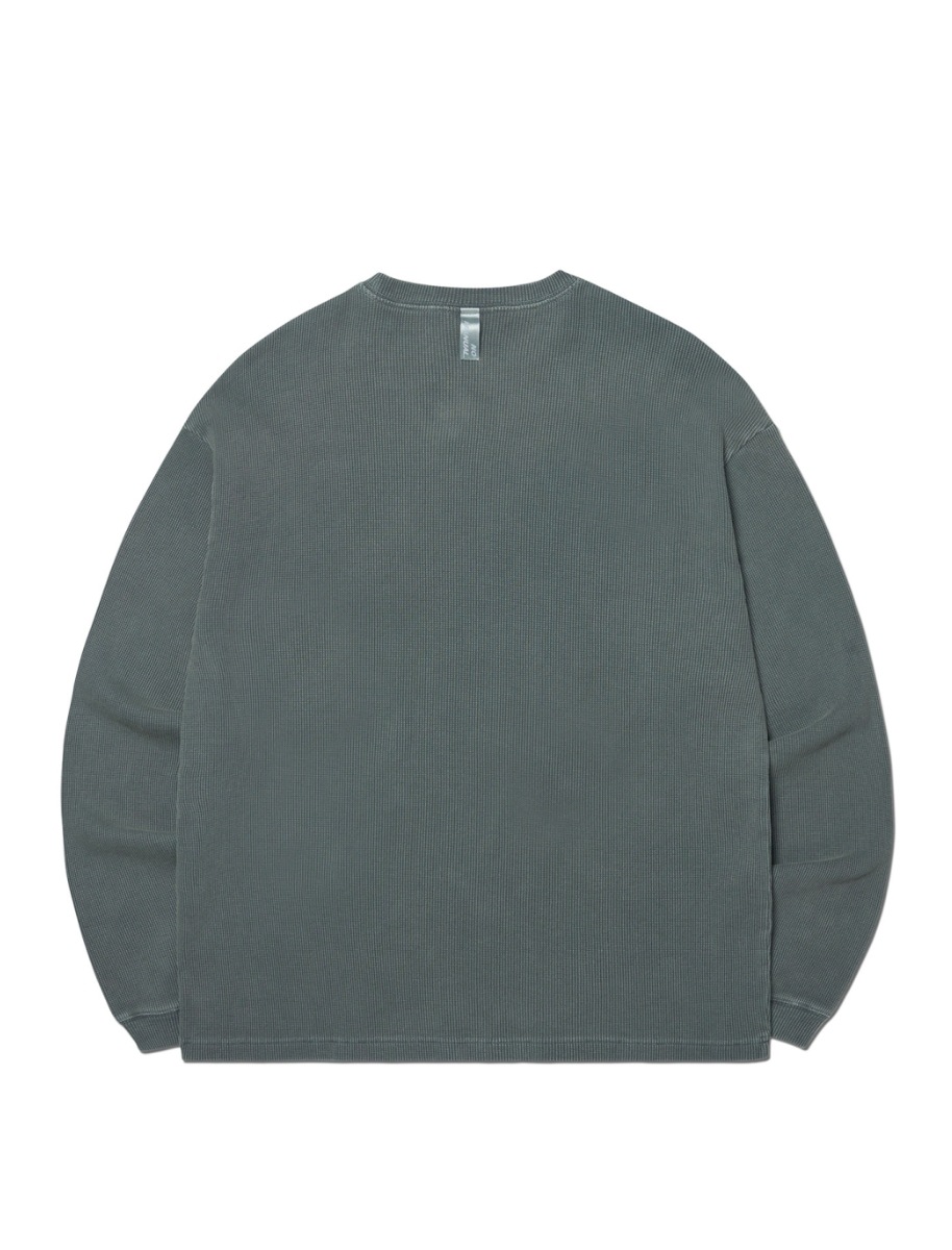 【NOMANUAL】 A.W WAFFLE LONG SLEEVE TEE : 2COLORS mdprevattcaulkingandwaterproofing.com