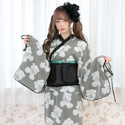 Qoo10] 夢展望 送料無料浴衣 レースアップ セパレート