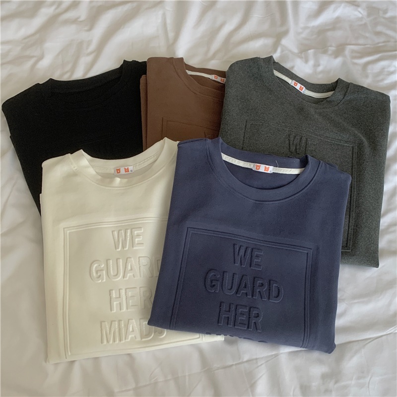 2022中長款tシャツ女性半袖ゆったり凹凸アルファベットカジュアル通勤 2022中長款tシャツ女性半袖ゆったり凹凸アルファベットカジュアル通勤