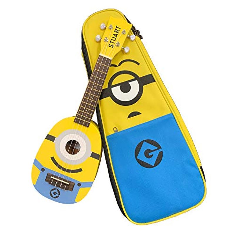 Ukulele Minions Mn ソプラノウクレレ ミニオ パイナップル型 最安挑戦 専用ケース付