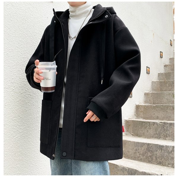 コートメンズ メンズ メンズロングコート コートチェスターコート メルトン 無地 暖かい 防寒 ロング丈 アウター 厚手 ジャケット 紳士服 ウール