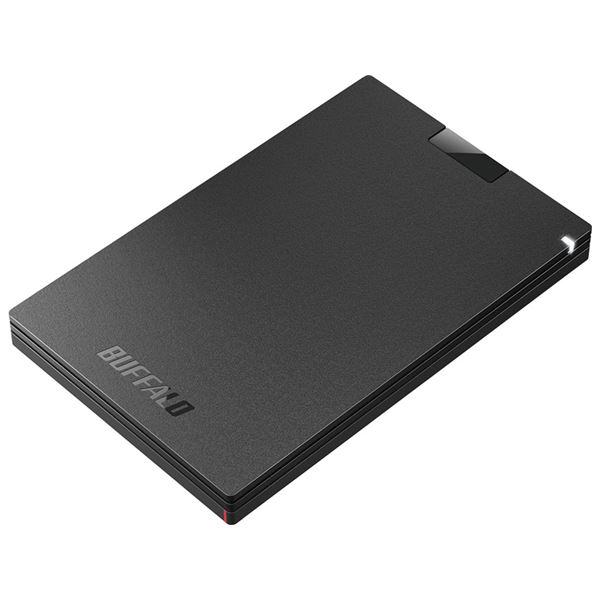 USB3.2（Gen1） ポータブルSSD Type-A 500GB ブラック SSD-PG500U