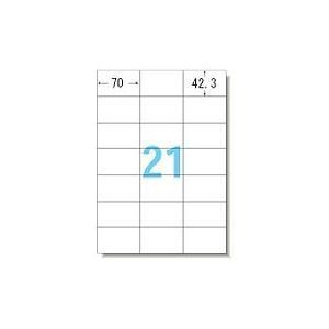 (まとめ) TANOSEE マルチプリンターラベル スタンダードタイプ A4 21面 7042.4mm 1冊(100シート) 5セット (まとめ) TANOSEE マルチプリンターラベル スタンダードタイプ A4 21面 7042.4mm 1冊(100シート) 5セット