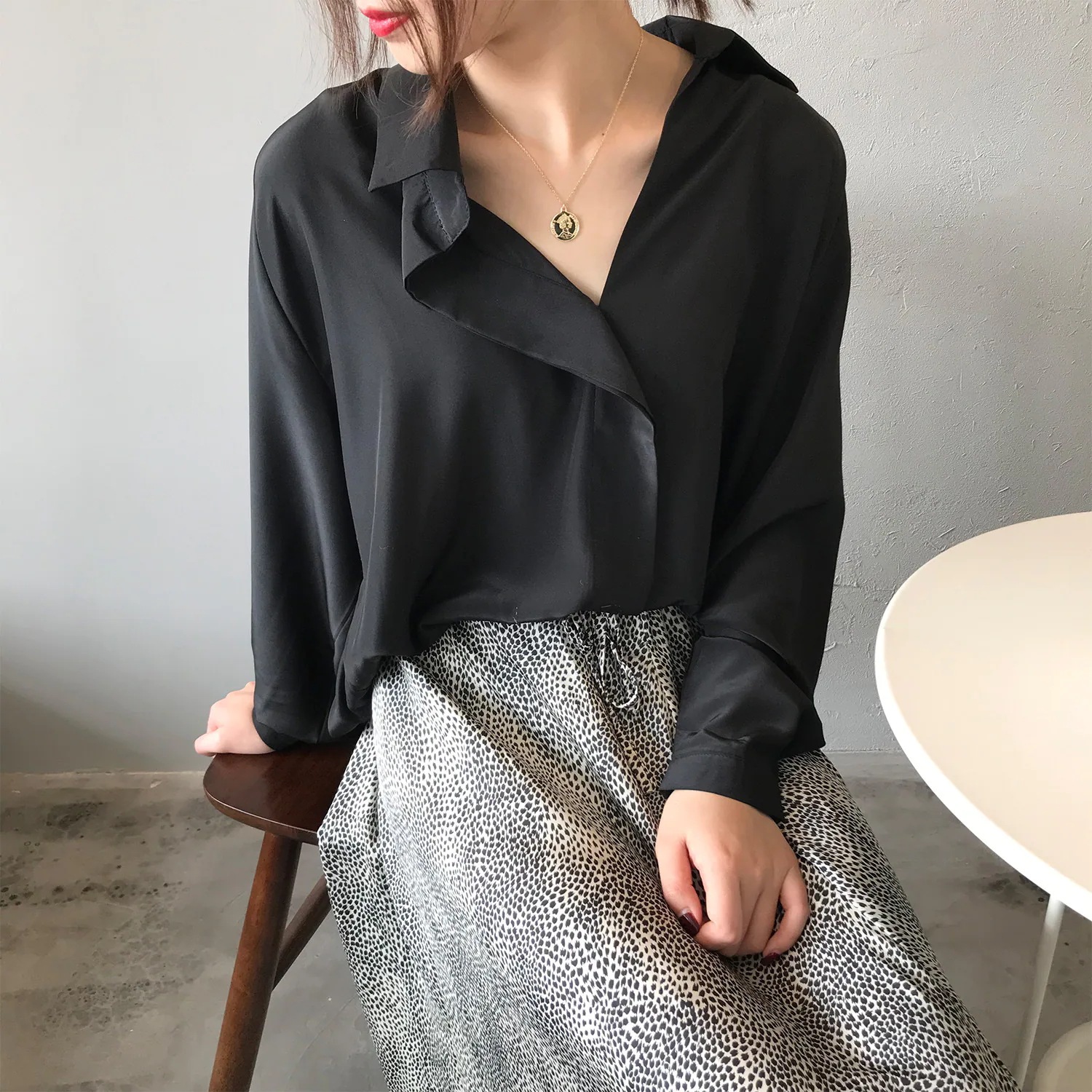 レディース スカート ロングスカート ミモレ丈スカート フレアスカート ヒョウ柄 Aライン