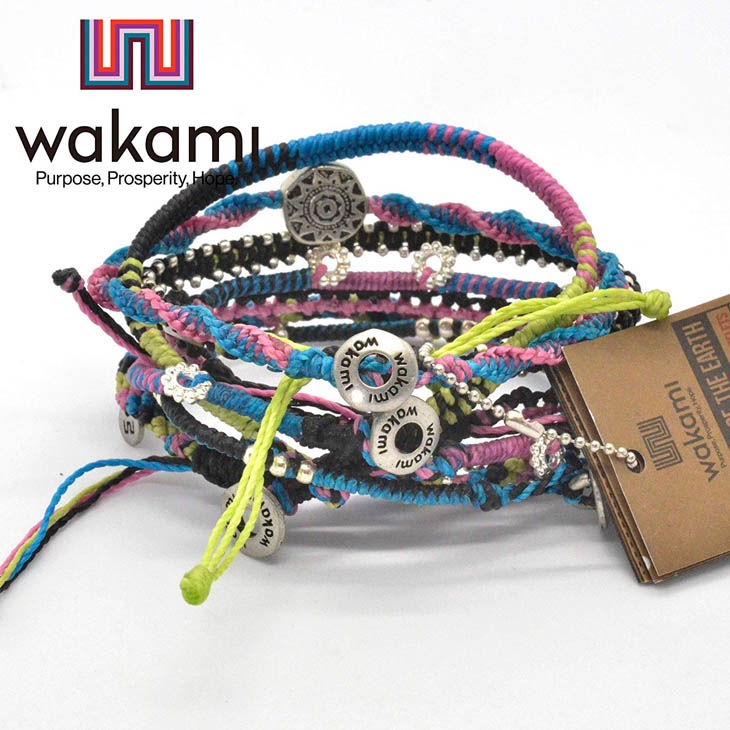 wakami (ワカミ) Earth Bracelet アースブレスレット Mix1 正規品 wakami (ワカミ) Earth Bracelet アースブレスレット Mix1 正規品