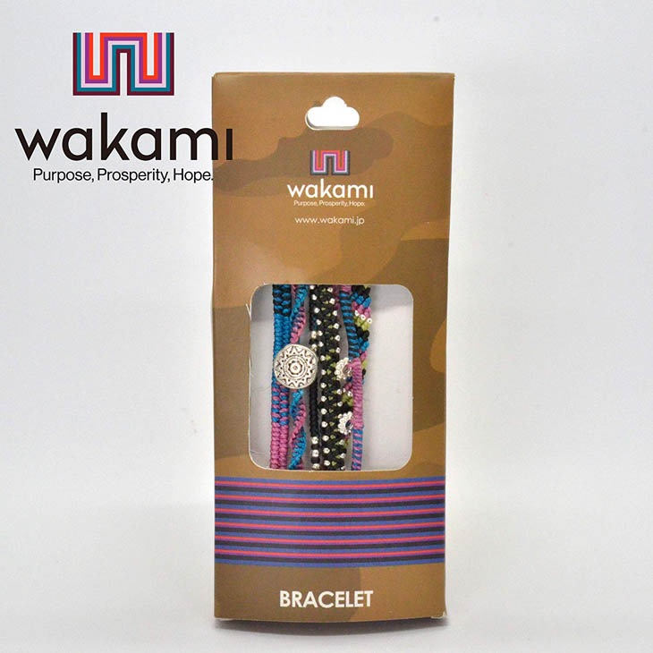 wakami (ワカミ) Earth Bracelet アースブレスレット Mix1 正規品 wakami (ワカミ) Earth Bracelet アースブレスレット Mix1 正規品