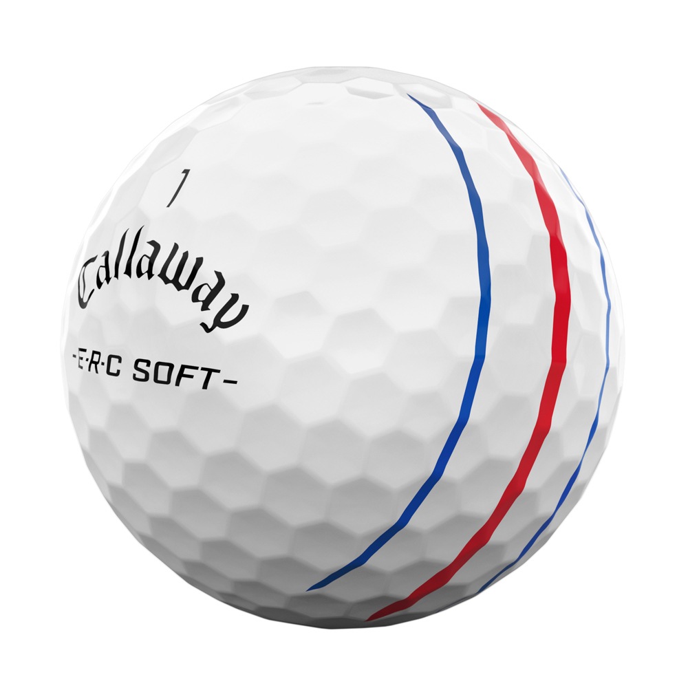 キャロウェイ ERCSOFT25-TRPWH-12P ERC ソフト 2025年モデル ゴルフボール 1ダース 12個入り(ホワイト) ERCSOFT25TRPWH12P