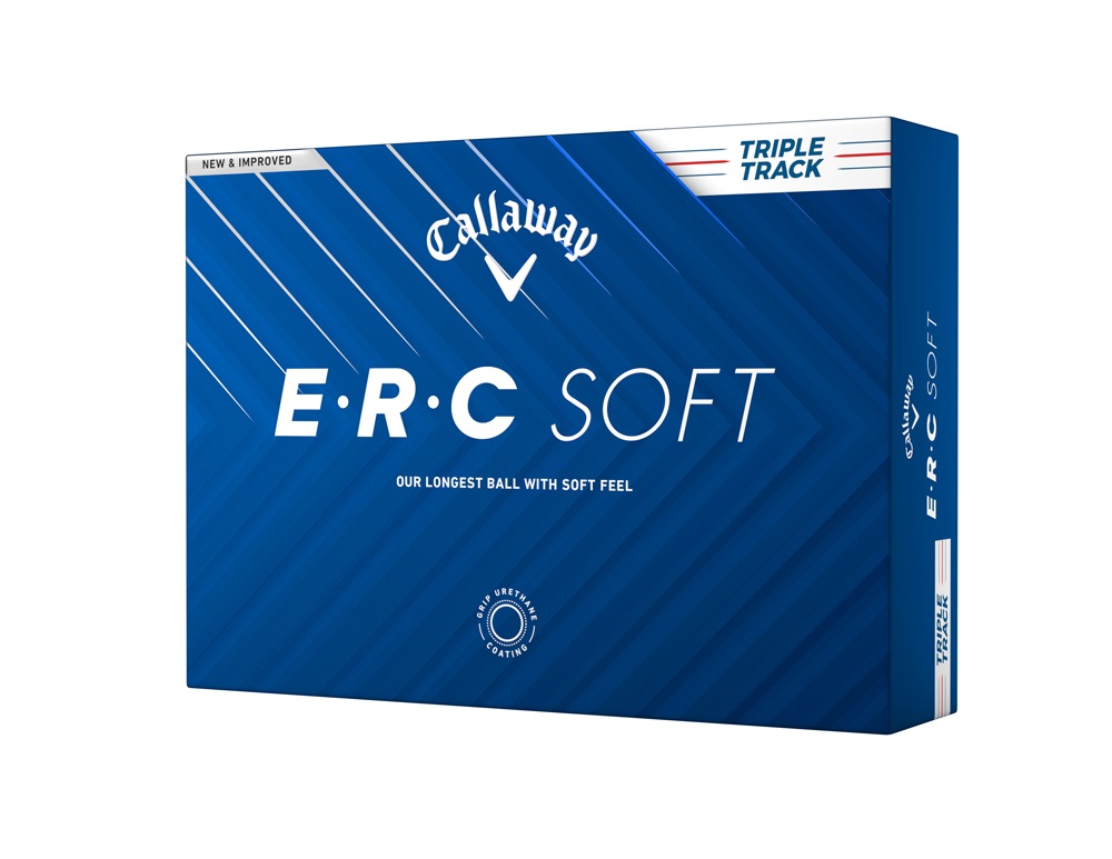 キャロウェイ ERCSOFT25-TRPWH-12P ERC ソフト 2025年モデル ゴルフボール 1ダース 12個入り(ホワイト) ERCSOFT25TRPWH12P