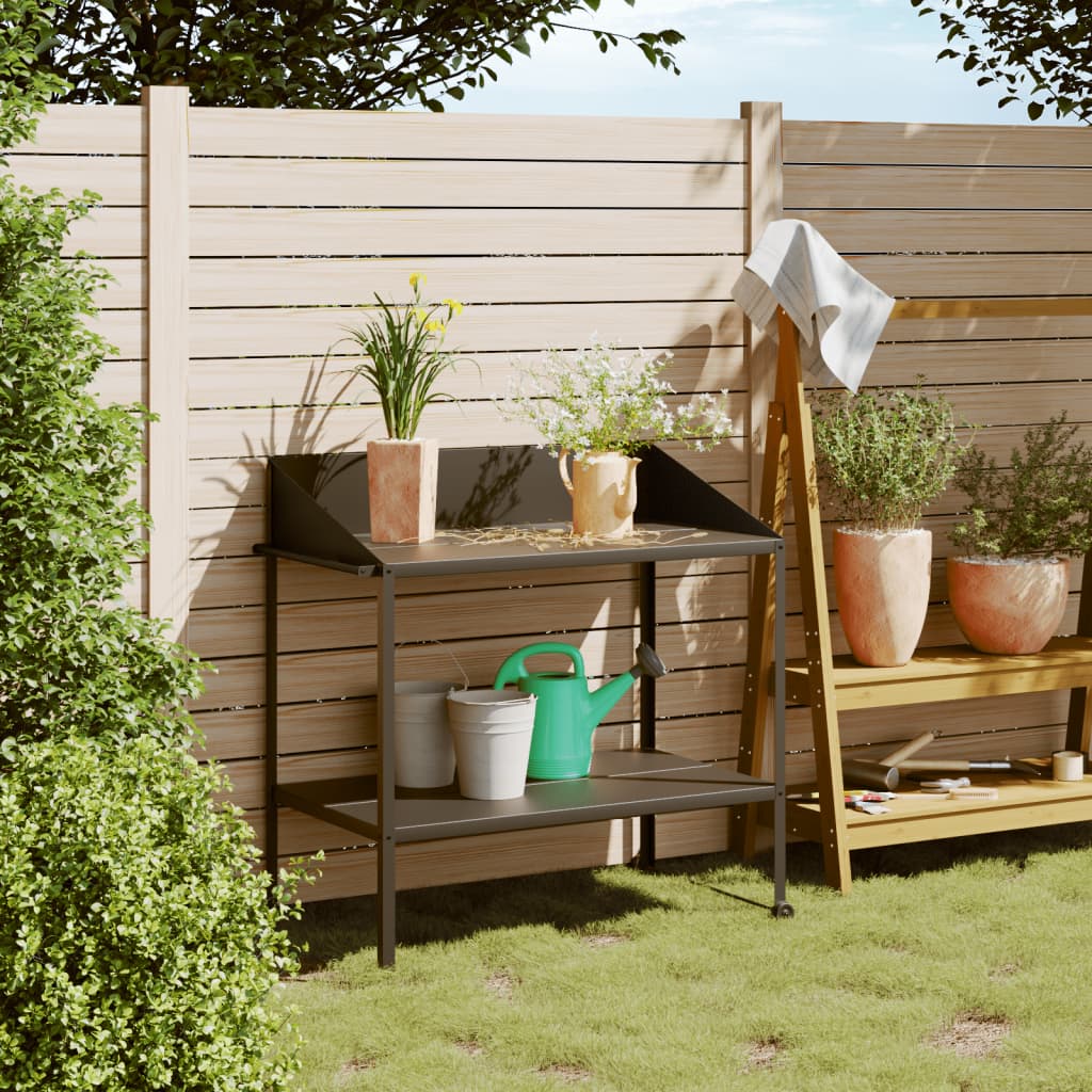 植物スタンド アントラシート 100x54,5x100cm 亜鉛メッキ鋼 植物スタンド アントラシート 100x54,5x100cm 亜鉛メッキ鋼