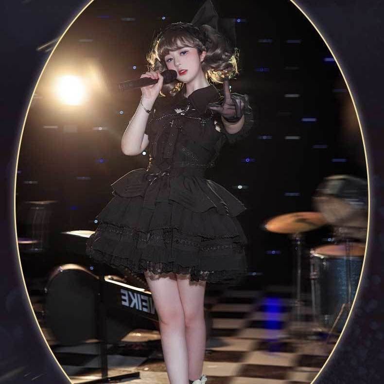 ロリータドレス ゴシック JSK エレガント 可愛い ドレス コントラクトクロス 編み上げ 綺麗 コスプレ お姫様 ロリータドレス ゴシック JSK エレガント 可愛い ドレス コントラクトクロス 編み上げ 綺麗 コスプレ お姫様