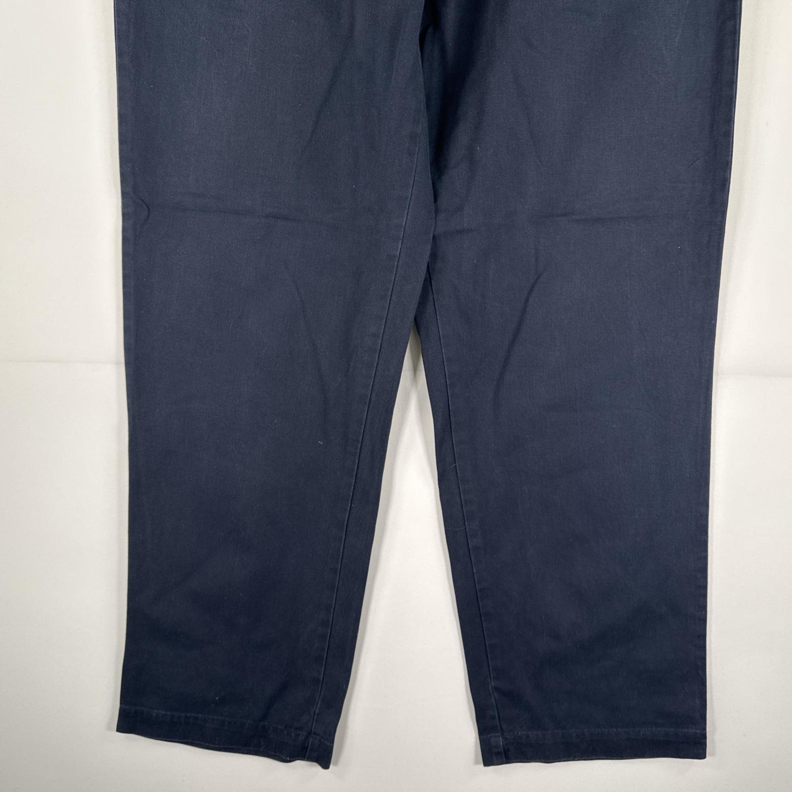 古着 チノパンツ ポロチノ ワンポイント スラックス 大きいサイズ w40 L32 ネイビー メンズ 古着 チノパンツ ポロチノ ワンポイント スラックス 大きいサイズ w40 L32 ネイビー メンズ
