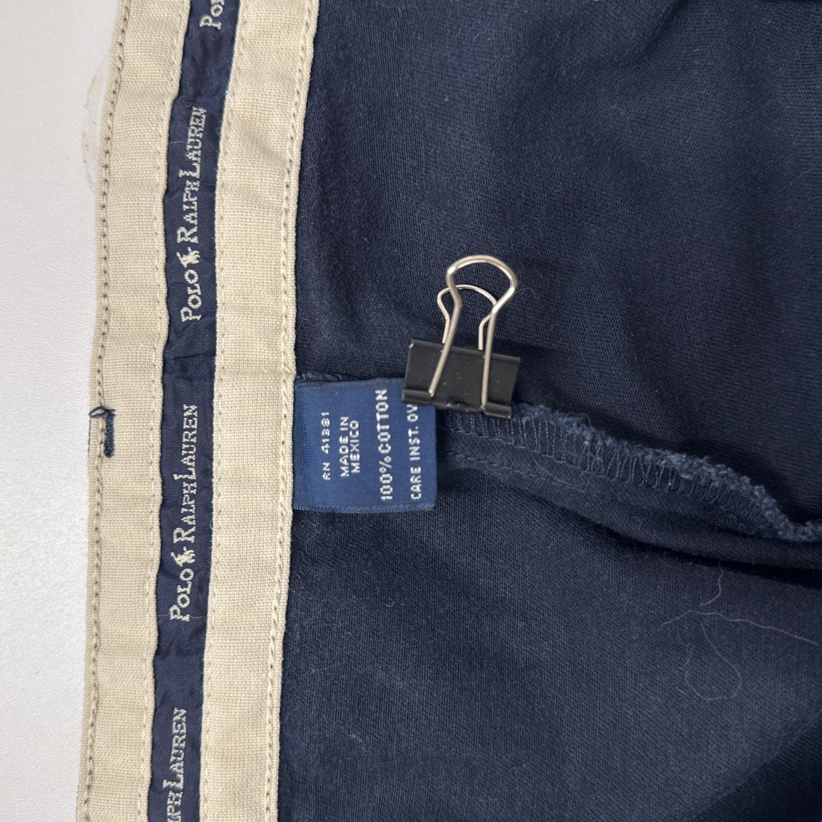 古着 チノパンツ ポロチノ ワンポイント スラックス 大きいサイズ w40 L32 ネイビー メンズ 古着 チノパンツ ポロチノ ワンポイント スラックス 大きいサイズ w40 L32 ネイビー メンズ