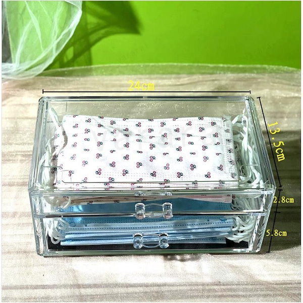 Qoo10] 防塵 大容量 マスク収納 2タイプ ケー