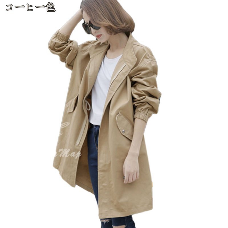 トレンチ風コートコート アウター レディース 冬 コート トレンチコート ロング ロング丈 秋冬物 冬服 きれいめ 大きいサイズ 小さいサイズ 通勤 オフィス カジュアル アウター ファッション Aラ