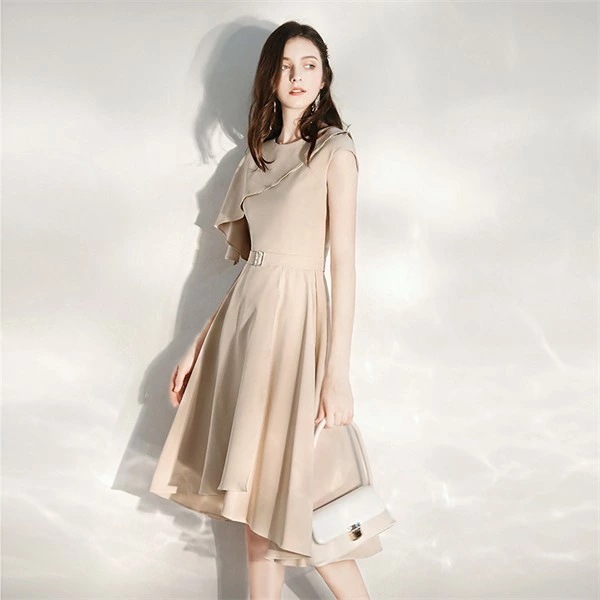 ドレス 大人 ピアノ 発表会 ミモレ丈ドレス 演奏会 結婚式 パーティードレス ミモレ丈 ワンピース フォーマルドレス イブニングドレス 20代 30代 40代 母親 親族 袖あり 成人式 高校生