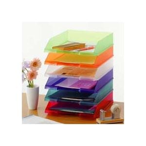 (まとめ) クルーズ スケルトンカラーレタートレー A4タテ クリア LT-500TR 1個 (×30セット) (まとめ) クルーズ スケルトンカラーレタートレー A4タテ クリア LT-500TR 1個 (×30セット)