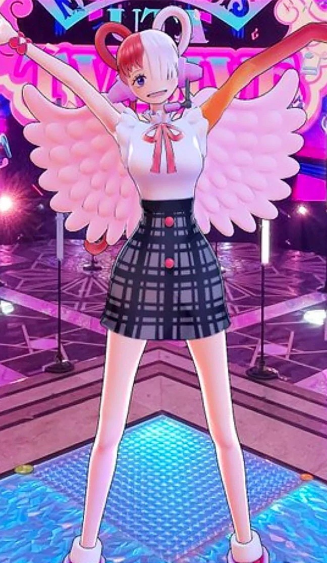 ONE PIECE ワンピース フィルム レッド ウタ 新服装 チェックスカート コスプレ衣装 コスチューム 変装 仮装 ONE PIECE ワンピース フィルム レッド ウタ 新服装 チェックスカート コスプレ衣装 コスチューム 変装 仮装