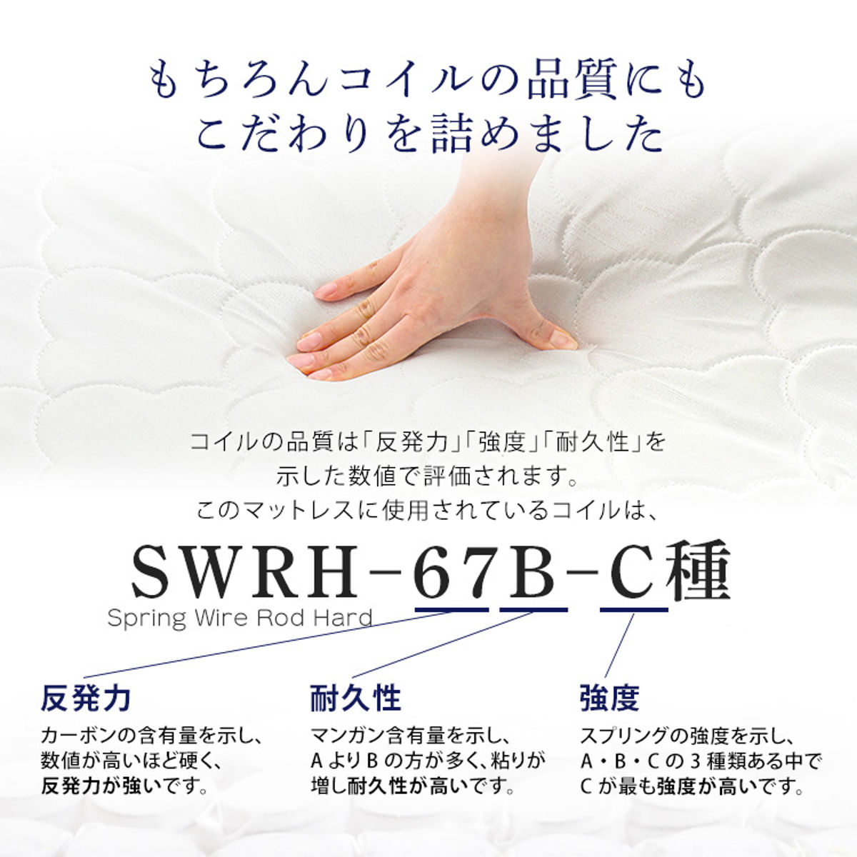 マットレス キング ポケットコイル 180x195cm 圧縮ロール梱包 体圧分散 ベット ベッド 高密度 柔らかめ 厚さ16cm 快適 快眠 包み込む 寝心地