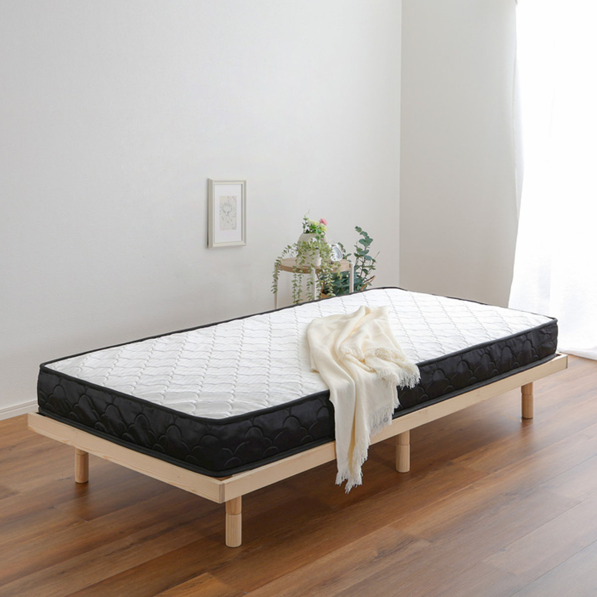 マットレス キング ポケットコイル 180x195cm 圧縮ロール梱包 体圧分散 ベット ベッド 高密度 柔らかめ 厚さ16cm 快適 快眠 包み込む 寝心地