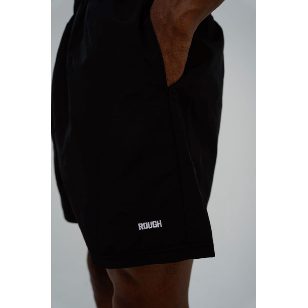 ラフアスレチックナイロン 4パートショーツ-ブラック ラフアスレチックナイロン 4パートショーツ-ブラック