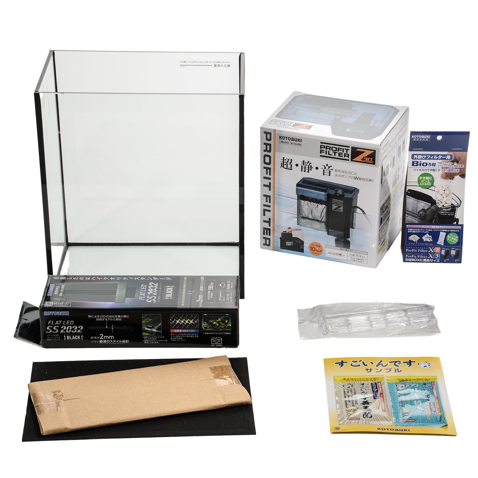 コトブキ工芸 水槽セット レグラス F−90S／B フィルターセット