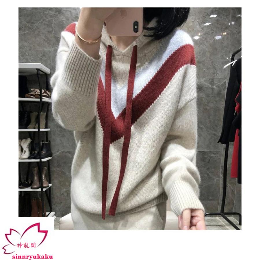 ニットパーカー レディースパーカー フード付き プルパーカー 秋パーカー 秋物 カラーブロック 長袖 ニットトップス プルオーバー 大きいサイズ 春秋 トップス ニットパーカー レディースパーカー フード付き プルパーカー 秋パーカー 秋物 カラーブロック 長袖 ニットトップス プルオーバー 大きいサイズ 春秋 トップス