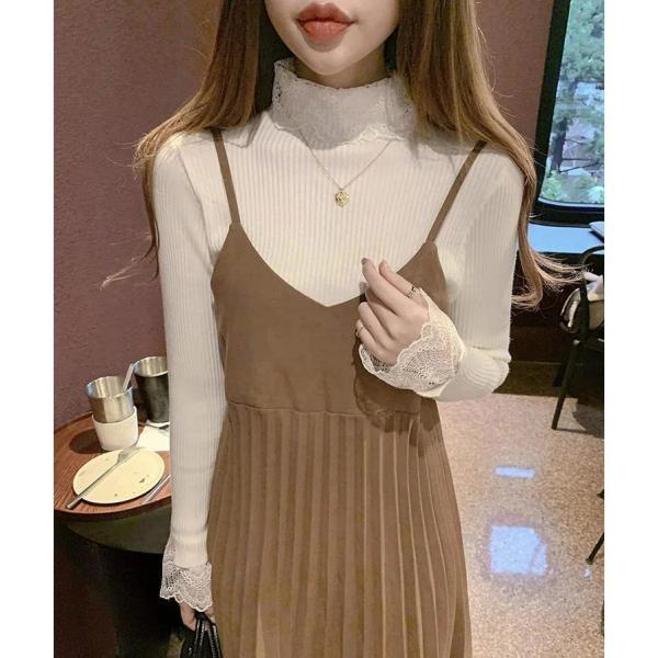 ワンピース レディース 40代ワンピース 秋冬新作 キャミワンピース きれいめ 無地ワンピース プリーツスカート キャミソール オシャレ 通勤 お出かけ 大人 30代 ワンピース レディース 40代ワンピース 秋冬新作 キャミワンピース きれいめ 無地ワンピース プリーツスカート キャミソール オシャレ 通勤 お出かけ 大人 30代