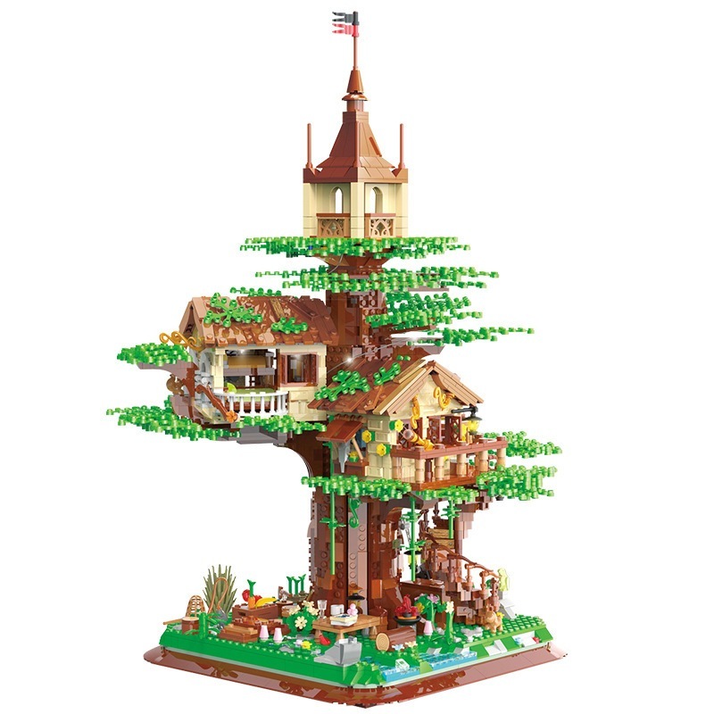 ツリーハウスの顆粒子供用レゴおもちゃ ツリーハウスの顆粒子供用レゴおもちゃ
