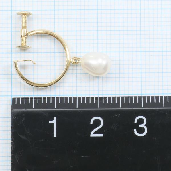 K18 18金 YG イエローゴールド イヤリング パール 総重量約1.8g ジュエリー 中古
