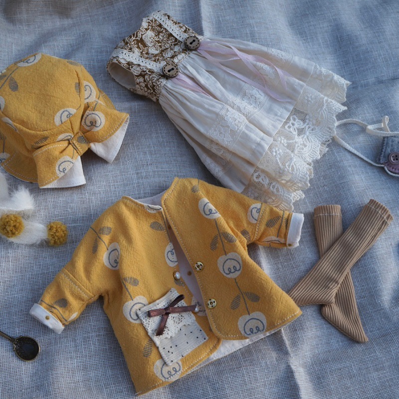 BJD ドール用衣装セット 1/6 ドール服 8点セット 幼SDサイズ球体関節人形用 yosd