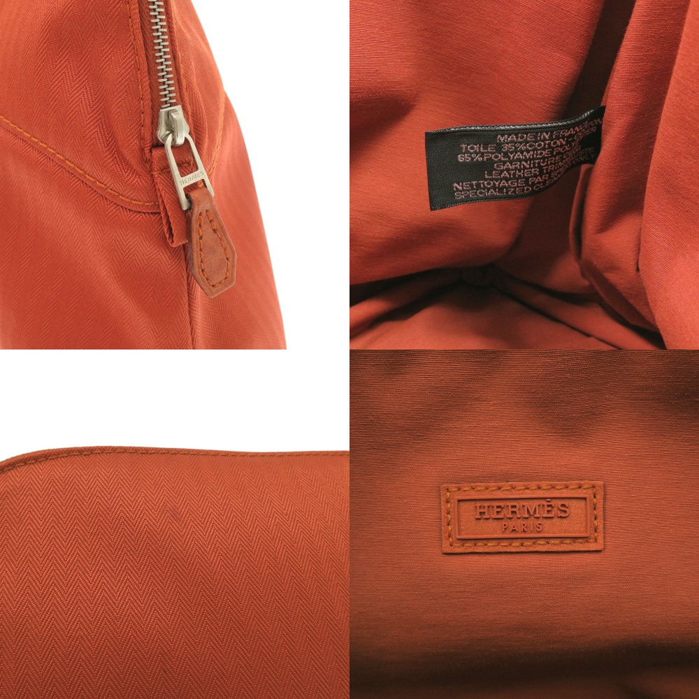 新品同様 ボリードポーチ GM ポーチ コットン オレンジ 1080【中古】 レディース 新品同様 ボリードポーチ GM ポーチ コットン オレンジ 1080【中古】 レディース