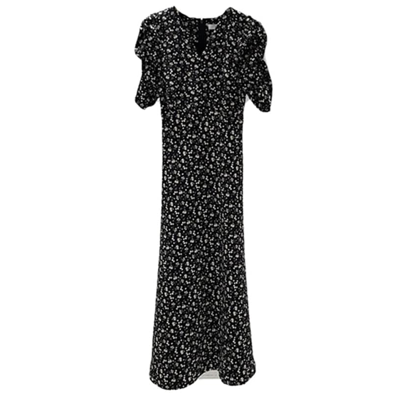 ワンピース レディース カシュクールワンピース ロングワンピース S M L XL 韓国 ロング丈 半袖 Vネック かわいい 大人可愛い きれいめ 上品 エレガント 清楚 フェミニン おしゃれ お洒落