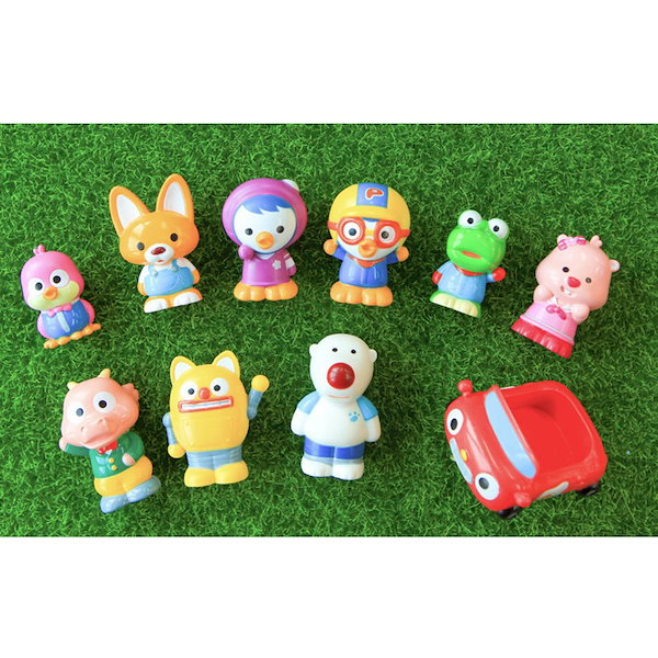Qoo10] ポロロ 指 フィギュア 10点セット 韓