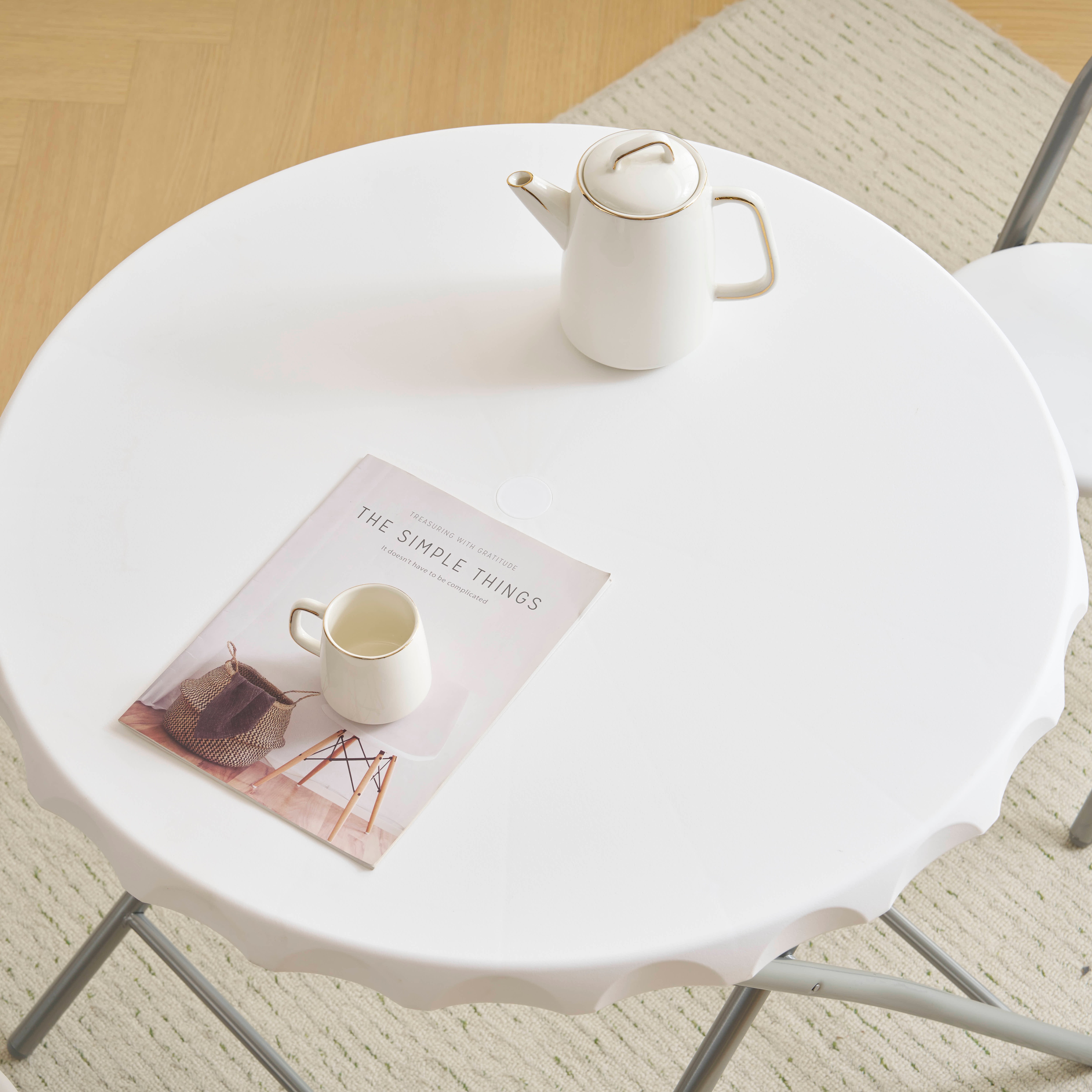 ダイニングセット 2人用 3点セット 折りたたみ 丸 テーブル 直径80.5cm カフェテーブルセット おしゃれ コンパクト 完成品 円形 円卓 ボトルキャップの形状2人掛け 省スペース おしゃれ ダイニングセット 2人用 3点セット 折りたたみ 丸 テーブル 直径80.5cm カフェテーブルセット おしゃれ コンパクト 完成品 円形 円卓 ボトルキャップの形状2人掛け 省スペース おしゃれ