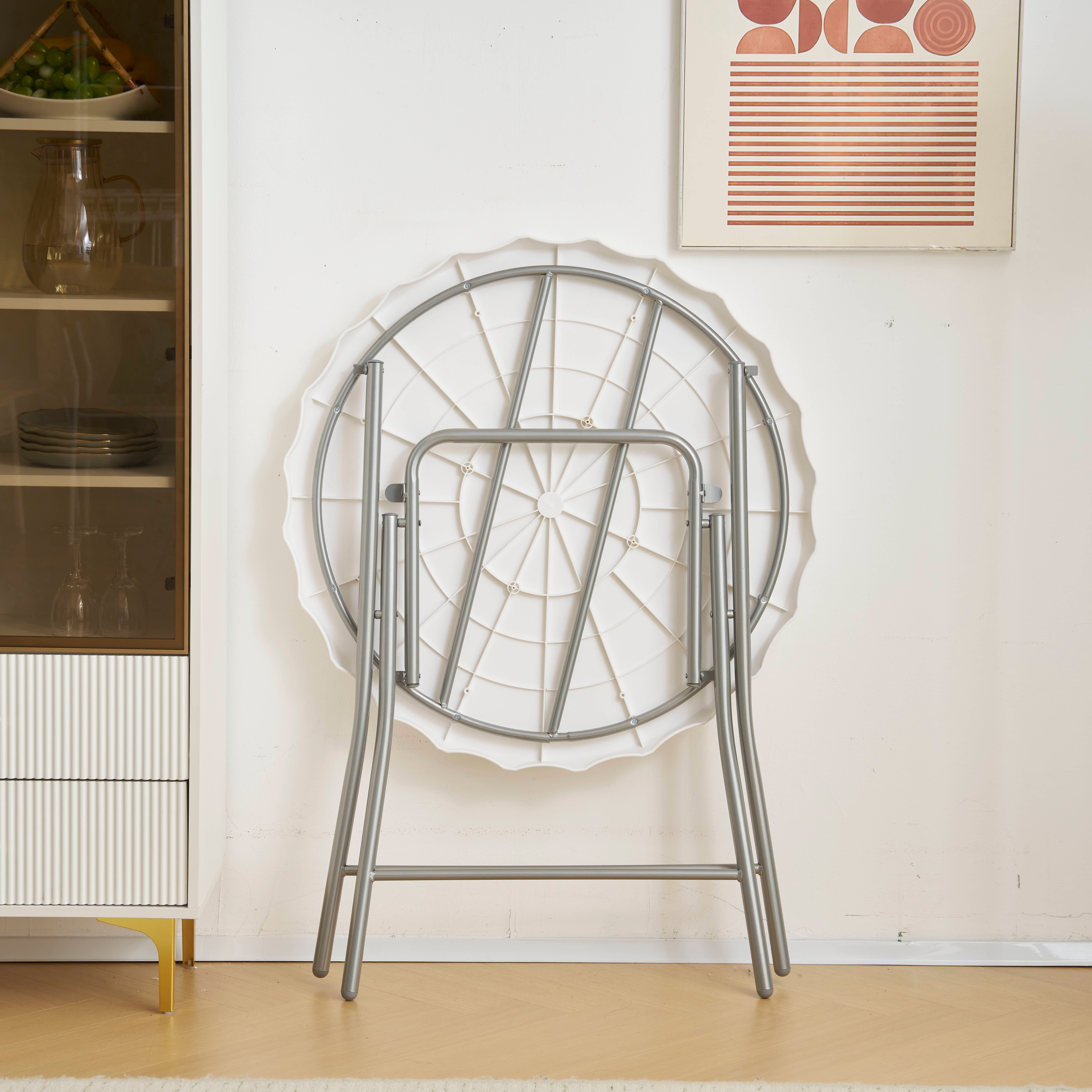 ダイニングセット 2人用 3点セット 折りたたみ 丸 テーブル 直径80.5cm カフェテーブルセット おしゃれ コンパクト 完成品 円形 円卓 ボトルキャップの形状2人掛け 省スペース おしゃれ ダイニングセット 2人用 3点セット 折りたたみ 丸 テーブル 直径80.5cm カフェテーブルセット おしゃれ コンパクト 完成品 円形 円卓 ボトルキャップの形状2人掛け 省スペース おしゃれ