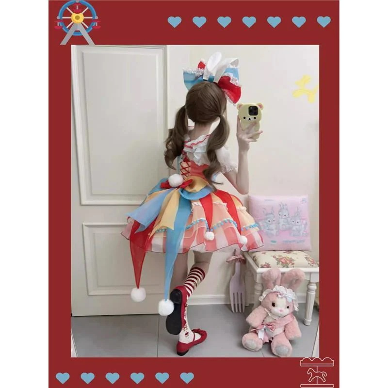 現品新品9割引-【兎兎楽園】道化師cos服ハロウィーンロリータlolitaワンピース 現品新品9割引-【兎兎楽園】道化師cos服ハロウィーンロリータlolitaワンピース