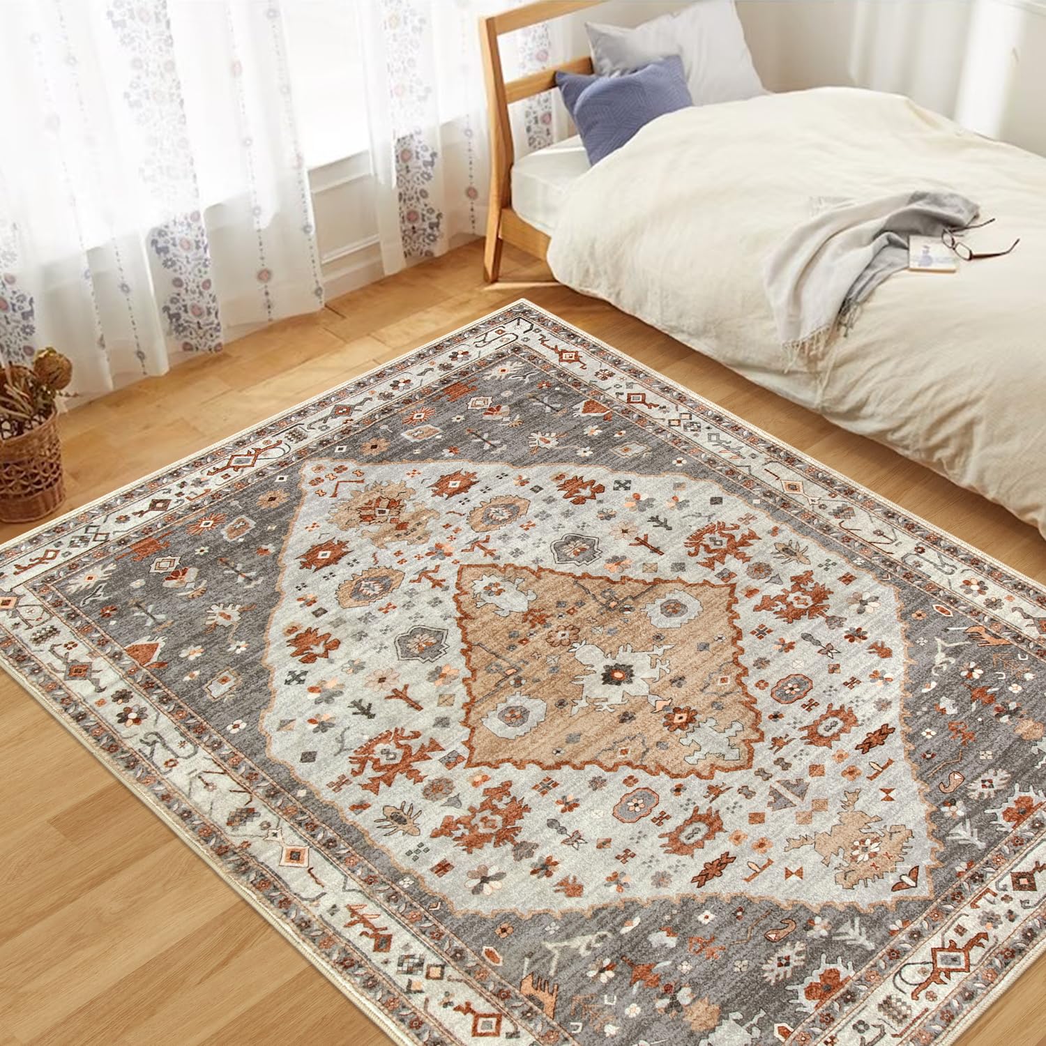 HAOCOO ラグ カーペット 洗える 140×200cm オールシーズン適用