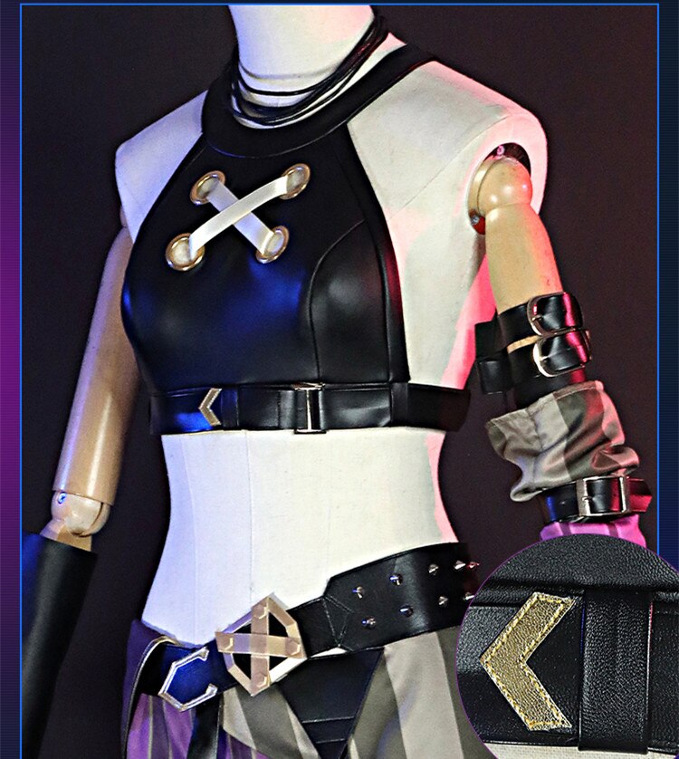 アーケイン ジンクス リーグオブレジェンド LoL Jinx コスチューム コスプレ衣装 アーケイン ジンクス リーグオブレジェンド LoL Jinx コスチューム コスプレ衣装