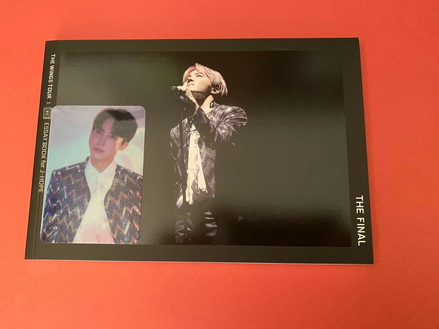 WINGS TOUR FINAL 公式 エッセイブック　ソクジン JIN ジン BTS WINGS TOUR THE FINAL ジン エッセイブック WINGS TOUR FINAL 公式