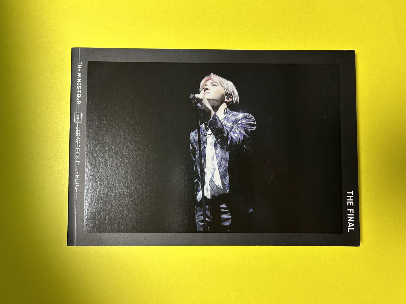WINGS TOUR FINAL 公式 エッセイブック　ソクジン JIN ジン THE WINGS TOUR FINAL 公式 エッセイブック ソクジン ジン BTS