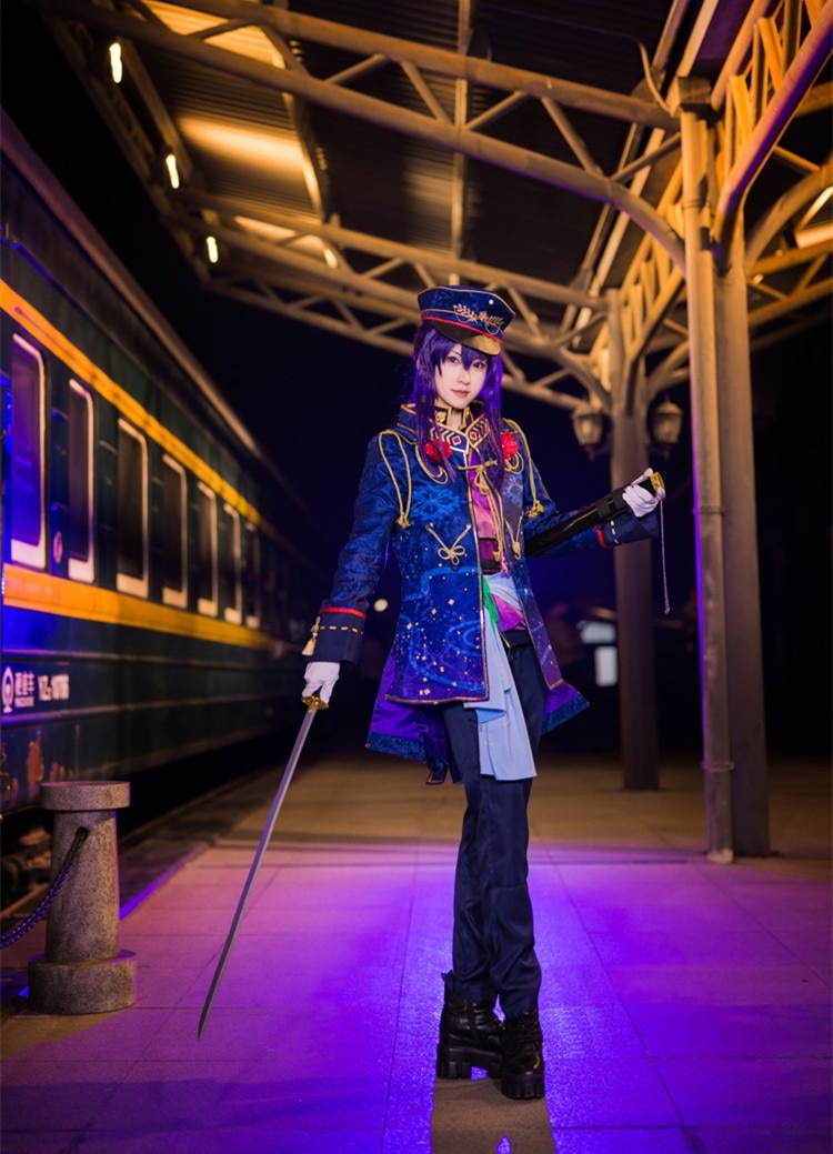 あんさんぶるスターズ 雪舞う冬の猫と椿列車 神崎颯馬 鬼龍紅郎 蓮巳敬人 コスプレ衣装 コスチューム