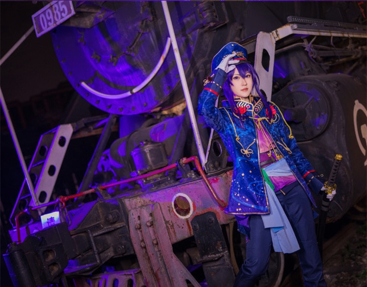 あんさんぶるスターズ 雪舞う冬の猫と椿列車 神崎颯馬 鬼龍紅郎 蓮巳敬人 コスプレ衣装 コスチューム