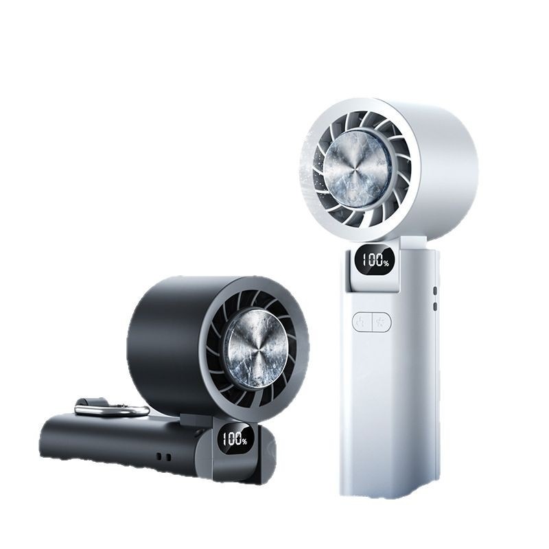 ハンディーファン2025新型冷凍手持ちファンusb大風力氷敷折り畳み可能タービン高速小型ファン ハンディーファン2025新型冷凍手持ちファンusb大風力氷敷折り畳み可能タービン高速小型ファン