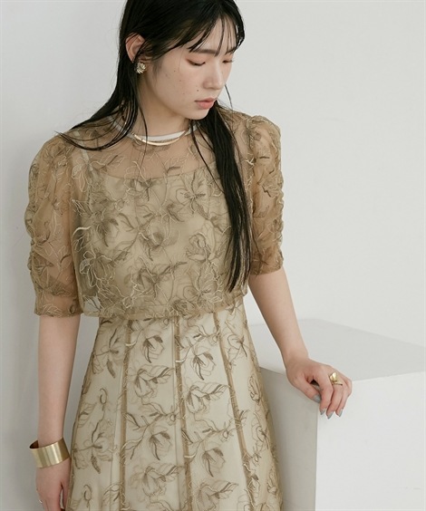 ドレス 結婚式・お呼ばれ・パーティー・オケージョンドレス 刺繍ボレロ+ロング丈ワンピースドレス 大きいサイズ有 Callarus ドレス 結婚式・お呼ばれ・パーティー・オケージョンドレス 刺繍ボレロ+ロング丈ワンピースドレス 大きいサイズ有 Callarus