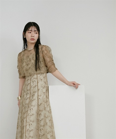 ドレス 結婚式・お呼ばれ・パーティー・オケージョンドレス 刺繍ボレロ+ロング丈ワンピースドレス 大きいサイズ有 Callarus ドレス 結婚式・お呼ばれ・パーティー・オケージョンドレス 刺繍ボレロ+ロング丈ワンピースドレス 大きいサイズ有 Callarus