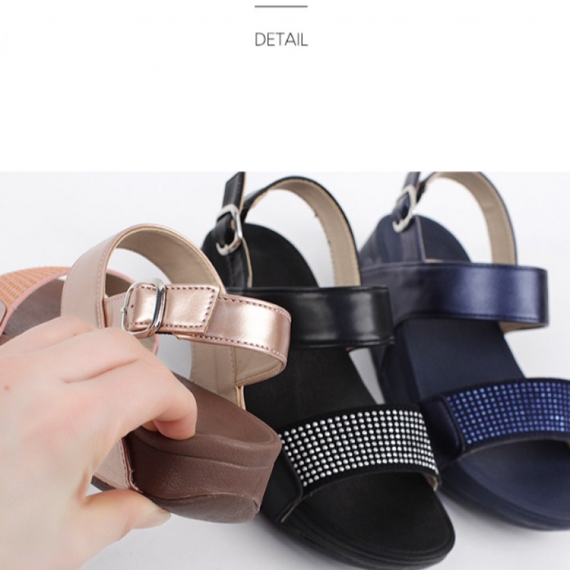 [Ninas Paris] E-Sun ビーズメタルダブルラインサンダル