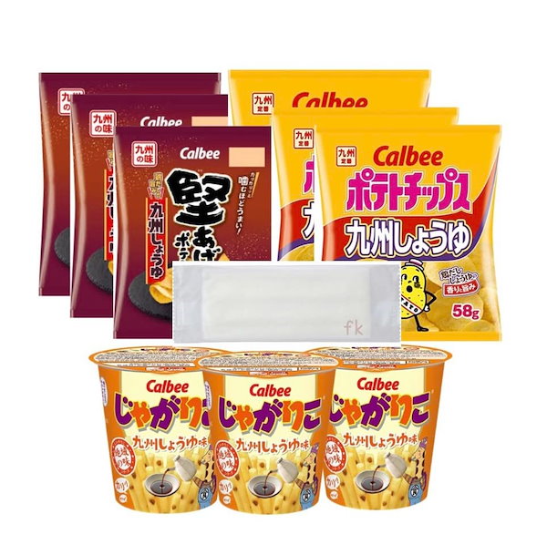 Qoo10] calbee カルビー ポテトチップス九州しょうゆ 5