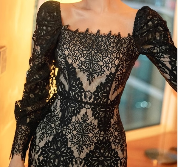 レディース ドレス パーティードレス ブラックドレス パーティー 膝下 ミモレ 膝丈 長袖 スクエアネック タイト スリム 細身 レース プルオーバー きれいめ 大人可愛い 上品 おしゃれ かっこいい レディース ドレス パーティードレス ブラックドレス パーティー 膝下 ミモレ 膝丈 長袖 スクエアネック タイト スリム 細身 レース プルオーバー きれいめ 大人可愛い 上品 おしゃれ かっこいい