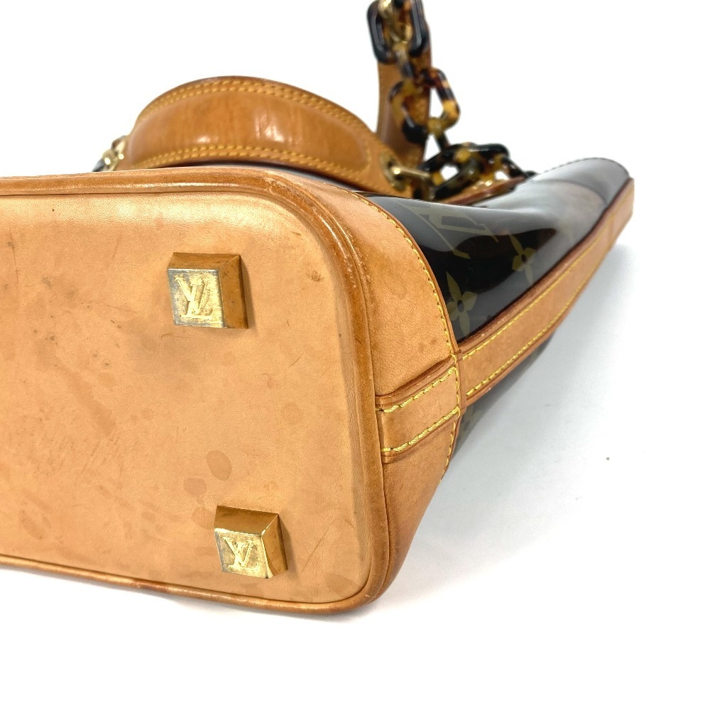 ショルダーバッグ M92502 カバ アンブル PM モノグラムビニール トートバッグ クリアバッグ チェーン 肩掛け ビーチバッグ ビニール ブラウン